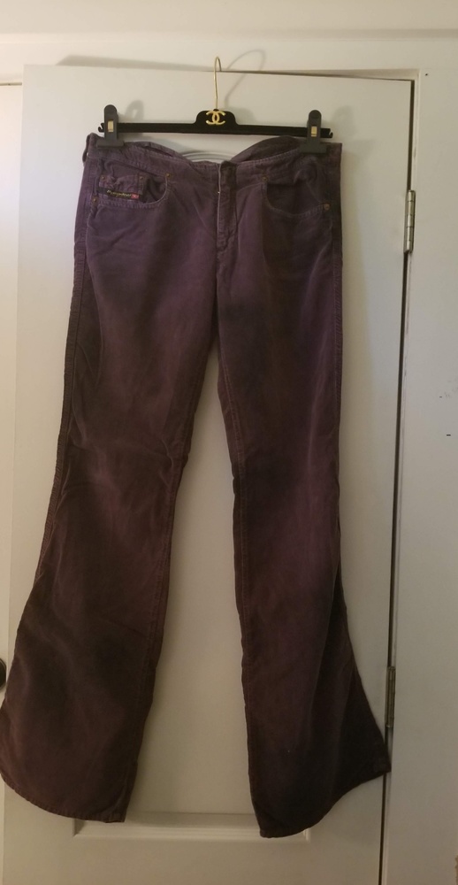Diesel Purple Velvet Pants